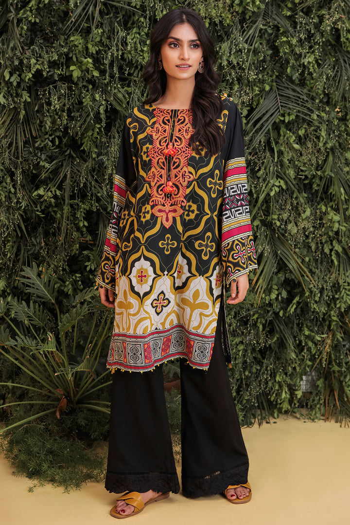 2 piece - Digital Printed Embroidered Lawn Suit