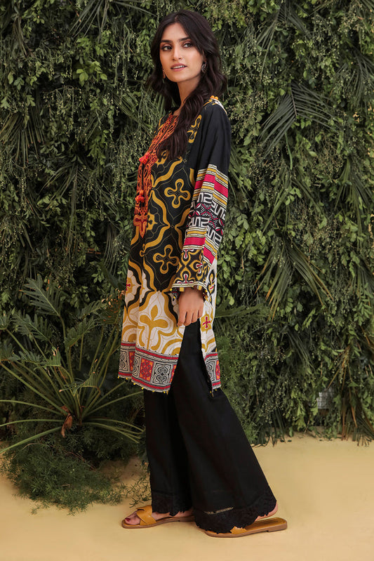 2 piece - Digital Printed Embroidered Lawn Suit